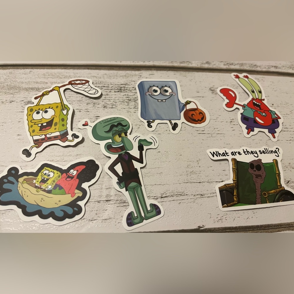 ❤️3/$10(10)spongebob stickers